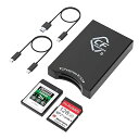 【中古】CFexpress SD カードリーダー USB C、デュアルスロットUSB 3.2 10Gbps CFexpress Type Bカードリーダー Android/Windows/Mac OS/Linux対応、USB