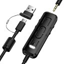 【中古】【未使用】USBオーディオ 変換アダプタ USB外付け サウンドカード USB A/Type-c ポート to 3.5mm オーディオ 変換アダプタ ケーブル 4極(TRRS)3.5mmジャ