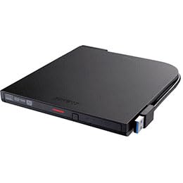 【中古】BUFFALO バッファロー DVSMPTCV8U3BKB DVDドライブ ブラック DVSM-PTCV8U3-BKB
