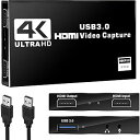 【中古】BotthHealth 4K HDMI キャプチャーボード パススルー 1080P 60FPS USB3.0 ゲームキャプチャー ビデオ フルHD 60Hz ビデオキャプチャー ゲーム実