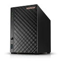 【中古】ASUSTOR ASUS子会社 NAS キット 2ベイ AS1102TL Drivestor 2 Lite クアッドコア CPU搭載 1GbEポート DDR4 1GBメモリ搭載 メーカー3年保証 国内正