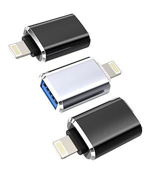 樂天商城 - 【中古】Lightning USB 変換 ケーブル（3個セット）アップル USB3.0 ライトニング OTG アダプタ あいふぉん USB-A カメラ アダプター アイフォン データ