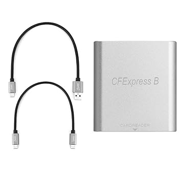 【中古】CY USB3.1 Type-C USB3.0 Type-A - CF Express 拡張カードリーダー CFE Type-B R5 Z6 Z7 CFBメモリーカード対応, UC-152-CFE-HX