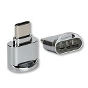 【中古】NFHK USB 2.0 Type C USB-C - Micro SD SDXC TFカードリーダーアダプター 2個 MacBook 携帯電話用