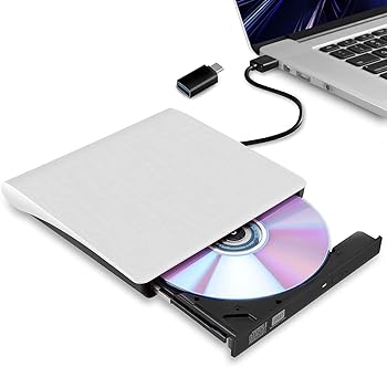 【中古】外付け DVDドライブ USB 3.0 type-c 外付CD・DVDドライブ CD/DVDプレーヤー 外付け光学ドライ..