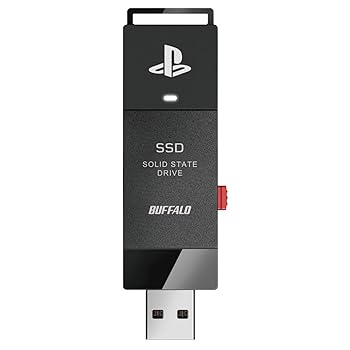 【中古】バッファロー SSD 外付け 1.0TB PlayStation公式ライセンス取得済 PS5 / PS5 Pro / PS4 / PS4 Pro対応 USB3.2 Gen2 Type-A コンパクト スティッ