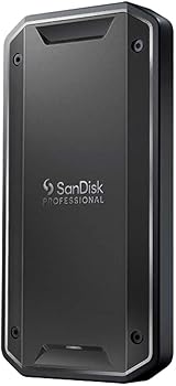 【中古】サンディスクプロフェッショナル 外付け ポータブルSSD 4TB PRO-G40 SSD exFATフォーマット Thunderbolt 3/USB-C両対応 防塵 防水 耐衝撃 5年保
