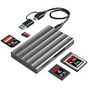 【中古】Hanye カードリーダー USB 3.2 Gen2 10Gbps 高速転送 4-in-1 SD/TF(Micro SD)/CFA/CFB カードリーダ OTG対応 USB Type-C/Type-A接続 Android ス