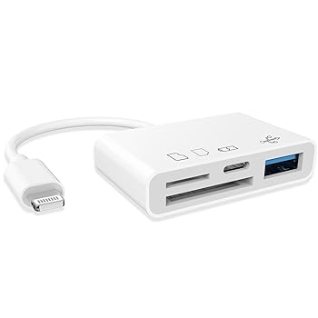 【中古】【2024正規MFi認証品】SDカードリーダー 4in1 Lightning-USB/SD/TF 変換アダプタusb3.0高速データ双方向転送可能 急速充電 設定不要 写真/動画/W 【中古】【2024正規MFi認証品】SDカードリーダー 4in1 Lightning-USB/SD/TF 変換アダプタusb3.0高速データ双方向転送可能 急速充電 設定不要 写真/動画/W
