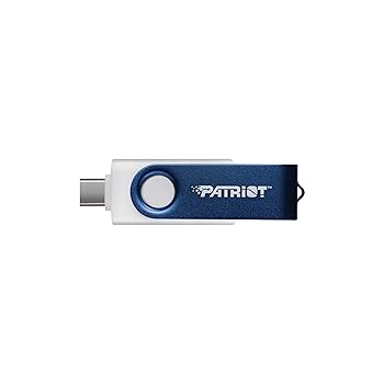 【中古】【未使用】Patriot XPORTER X550 256GB USB 3.2 Gen 1 Type-A+C Flash Drive - Thumb Drive - Pen Drive - PS256GX550AAD
