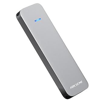 【中古】【未使用】HIKSEMI ポータブルSSD 1TB 転送速度1050MB/s USB-C/USB-A対応 軽量コンパクト 外付けSSD アルミニウム合金ボディ HS-ESSD-Elite-1T