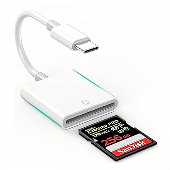 【中古】【未使用】SDカードリーダー Type-Cカードリーダー 【2024新モデル】 カメラアダプタ 双方向データー転送 OTG機能 変換アダプター 読み込みWord Excle PPT