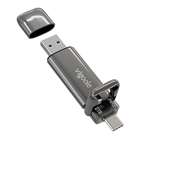 【中古】エアリア Vigoole ビグール SD301 PRO USB SSD DRIVE 1TB 2TB 大容量 TypeC USB どちらでも接続 NVMe SSDで実測1,000MB/sを実現する次世代転送