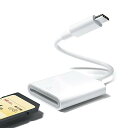 【中古】SDカードリーダー Type c 104Mbp/s【2024新版 USB3.0 高速チップ】USB C 3.0 SDのカードアダプター 双方向データ転送 iPhone15 SDカードリーダー