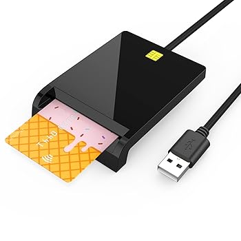 【中古】ICカードリーダライタ マイナンバー対応 カードリーダー 確定申告 接触型 USB-A 設置不要 ICチップ付いた住民基本台帳カード 国税電子申告 納税