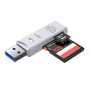 【中古】【未使用】For SanDisk microSDカード カードリーダー 高速転送 microsdカード カードリーダー タイプ スマホ カードリーダー TFカードリーダー Windows11(2)