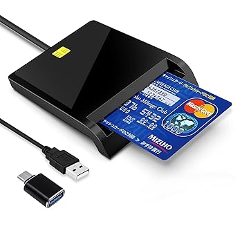 【中古】【2025革新型】ICカードリーダー USB-A & USB-C 接触型 設置不要 自宅で確定申告 国税電子申告 納税システム e-Tax対応マイナンバーカード ICチ 【中古】【2025革新型】ICカードリーダー USB-A & USB-C 接触型 設置不要 自宅で確定申告 国税電子申告 納税システム e-Tax対応マイナンバーカード ICチ