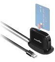 【中古】Rocketek USBスマートカードリーダー マイナンバー対応・日本語マニュアル付(2)