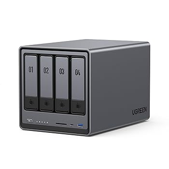 š̤ۡѡUGREEN NASync DXP4800 4-Bay ǥȥå NASIntel N100 åɥ CPU8GB DDR5 RAM32G eMMC2 * 2.5GbE2 * M.2 NVMe åȡ4
