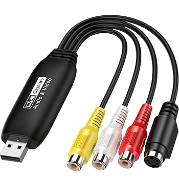 【中古】ビデオキャプチャー USB2.0 キャプチャーボード1920×1080p 1080P対応 ビデオ/VHS 8mm DVD ダビング パソコン取り込み ビデオキャプチャー Windo