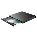 【中古】ロジテック ポータブルDVDドライブ USB type-C データ書き込み ブラック LDR-PXA8CU2LBK