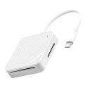 【中古】Limnyves 4 In 1 メモリ カード リーダー アダプター タイプ C USB-C スマート メディア OTG M2 SD SM XD カード リーダー (Android アクセサリ(2)