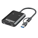 【中古】NCGGY ビデオキャプチャー VHSデータ化 RCAからHDMIへのアダプターUSBビデオキャプチャカード AVからHDMIへのコンバーター、アナログからデジタ