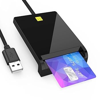 【中古】【未使用】【2025最新型】ICカードリーダー マイナンバーカード USB-A 設置不要 自宅で確定申告 国税電子申告 納税システム e-Tax対応マイナンバーカード I