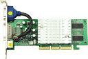 【中古】玄人志向 グラフィックボード nVIDIA GeForce FX5200 128MB DDR AGP RGB DVI TV-OUT LowProfile対応 ファンレス GFX5200-LA128C