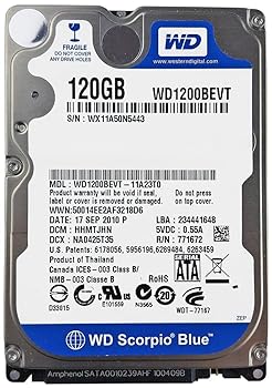 【中古】WESTERN DIGITAL 2.5インチ内蔵HDD 120GB Serial-ATA/150 5400rpm 12.0ms 8MB WD1200BEVT 【中古】WESTERN DIGITAL 2.5インチ内蔵HDD 120GB Serial-ATA/150 5400rpm 12.0ms 8MB WD1200BEVT