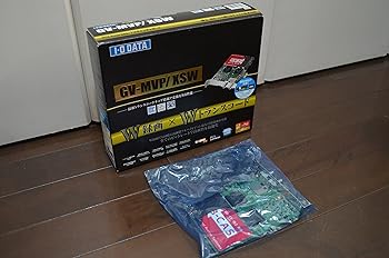 【中古】I-O DATA Wチューナー Wトランスコード搭載 地上 BS 110度CS対応TVキャプチャ PCI Express GV-MVP/XSW