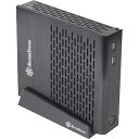 【中古】SilverStone Thin Mini-ITXケース ブラック SST-PT13B-USB2.0