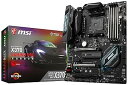 【中古】【未使用】MSI Gaming AMD Ryzen X370 DDR4 VR レディ HDMI USB 3 SLI CFX ATX マザーボード (X370 GAMING PRO CARBON)