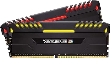 【中古】【未使用】Corsair Vengence シリーズ RGB LED搭載 DDR4 2666Mhz ハイエンドメモリーモジュール 16GB(8GBX2) MM3653 CMR16GX4M2A2666C16