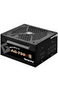 【中古】Apexgaming AGシリーズ 80 PLUS GOLD認証 750W フルプラグインATX電源 10年保証 PSU AG-750M-JP PSEケーブル (750W)