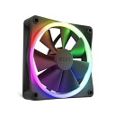 【中古】NZXT F120RGB 120mm x3 RGBコントローラ付属 ブラック PCケースファン RF-R12TF-B1 FN1763