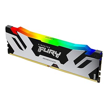 【中古】【未使用】キングストンテクノロジー Kingston FURY デスクトップPC用メモリ DDR5 6000MT/秒 16GB×1枚 Kingston FURY Renegade レネゲード RGB CL32 KF560