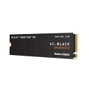 【中古】Western Digital ウエスタンデジタル WD BLACK M.2 SSD 内蔵 1TB NVMe PCIe Gen4 x4 (読取り最大 7300MB/s 書込み最大 6300MB/s) ゲーミング PC