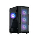 【中古】ZALMAN i3 NEO ARGB Black ミドルタワー型PCケース ブラック CS8956