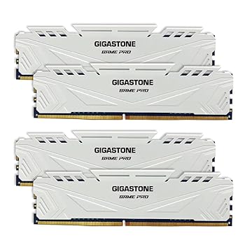 š̤ۡѡۡڥ DDR4GIGASTONE Game PRO 8GBx4 (32GB Kit) DDR4 3200MHz PC4-25600 CL 16-18-18-40 Intel XMP 2.0 AMD Ryzen 1.35V UDIMM 288 ԥ