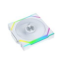 【中古】LIANLI 120mm ARGBファン UNI FAN SL Wireless 120 WT Single Pack 2.4GHzワイヤレス ケーブルマネージメント不要 FDB 側面LEDストリップ UF-SL1