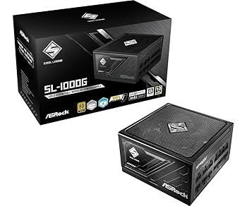 šASRockSteel Legend GPUбPCŸ˥å1000WPCIe5.1б80PLUS GOLDATX 3.1ե⥸顼 12V-2x6 ֥°SL-1000G