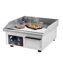 【中古】【未使用】Aeroorグリドル プレス鉄板 業務用電気グリル 卓上鉄板焼 グリドル鉄板焼き いか焼き パンケーキ 冷麺 焼飯 厚くする 手掴み機 屋台を設置110v ((2)
