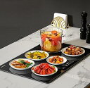 【中古】ビュッフェ、レストラン、イベント、家庭でのディナーに最適な、温度調節機能付きパーティー用電気保温トレイ(2)
