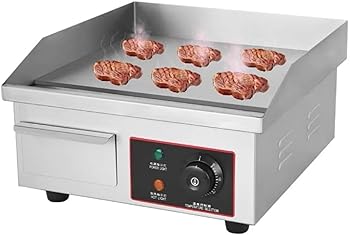 【中古】【未使用】ChoyClit グリドル プレス鉄板 業務用電気グリル 卓上鉄板焼 グリドル鉄板焼き いか..