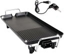 【中古】【TRENIE】温度5段階調節 様々な料理対応 減煙・省エネ 肉・海鮮・串焼き等 ブラック色 お手入れ簡単 卓上用ホットプレート 電気焼肉器 大きな