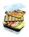 【中古】SOLEMOOD ホットプレート おしゃれ? たこ焼き 焼肉 パエリア アヒージョ お手入れ簡単 洗いやすい 温度調節機能 プレート種類組み合わせて選択