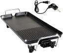 【中古】Biizhe 卓上用ホットプレート 電気焼肉器 大きなサイズ 温度5段階調節 様々な料理対応 減煙・省エネ 肉・海鮮・串焼き等 ブラック色 お手入れ簡