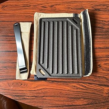 【中古】【未使用】テンマクデザイン 男前グリルプレート