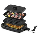 【中古】【未使用】ホットプレート 3枚 たこ焼きプレート 焼肉プレート 平面プレート